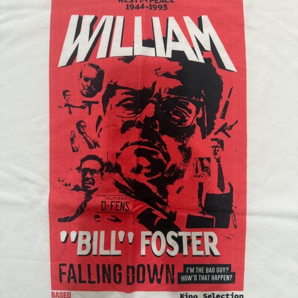Next Level “Falling Down” William Foster Graphic Tee White Regular - Picture 3 of 7